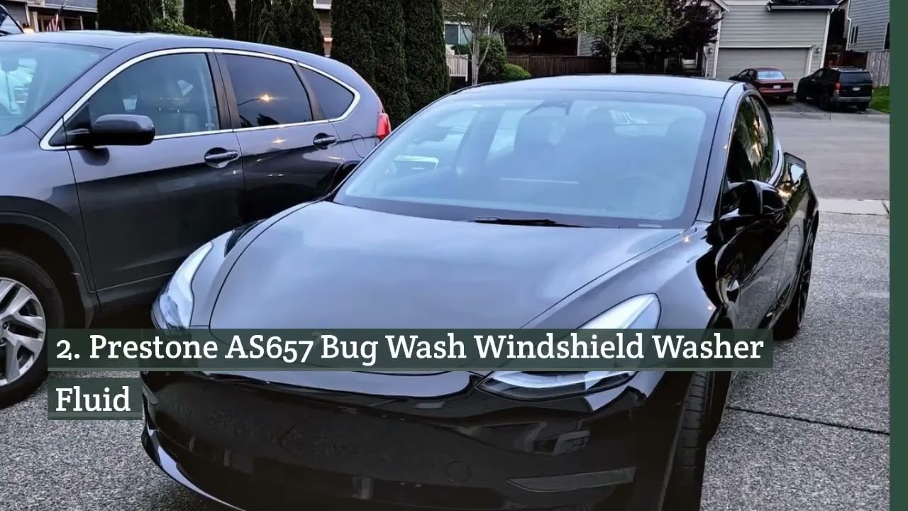 2022 Tesla Model Y Maintenance First Time Adding Windshield Washer Fluid  How To (Overfill It) lol 