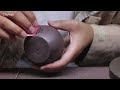 The making of purple clay teapot 112