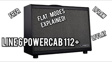 Line 6 Powercab 112 Plus Flat Modes + Descriptions