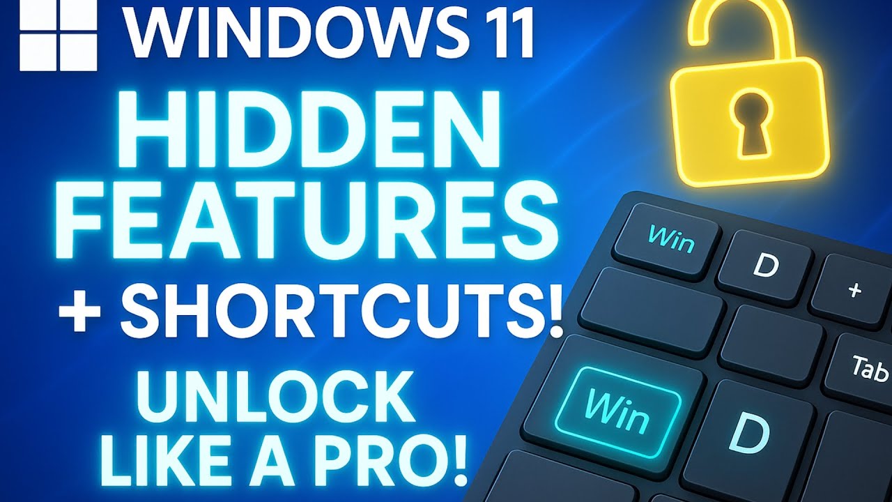 🚀 Windows 11 Hidden Features You MUST Try! (Super Useful) 🚀
