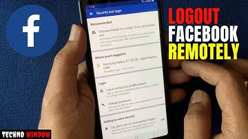 How To Remotely Log Out Of Facebook
