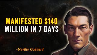 MANIFESTED $140 MILLION IN 7 DAYS | NEVILLE GODDARD