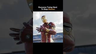 Everyone Trying Hard To Stop Antman#antman #antmanandthewaspquantumania #tonystark #tonystark