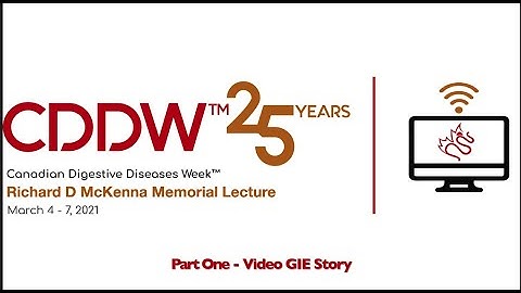 2021- McKenna Memorial Lecture - Part I - Story of Video GIE
