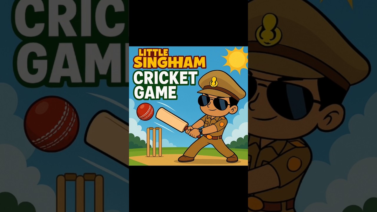 "Unstoppable Little Singham in cricket mode! 💯💥💢" 