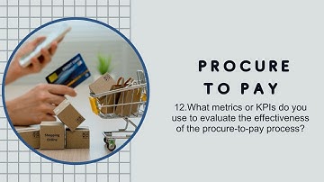 P2P_QA12.What metrics or KPIs do you use to evaluate the effectiveness of the P2P process?