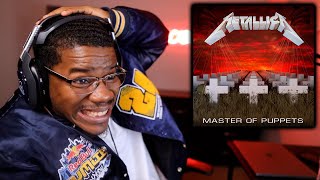 First Time Hearing "MASTER OF PUPPETS" by Metallica! HONEST REVIEW