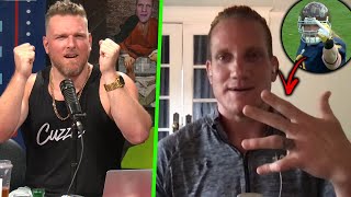 Pat McAfee Reacts To AJ Hawk's MANGLED Fingers