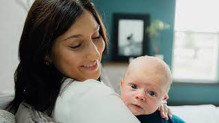 In home newborn session Ohio