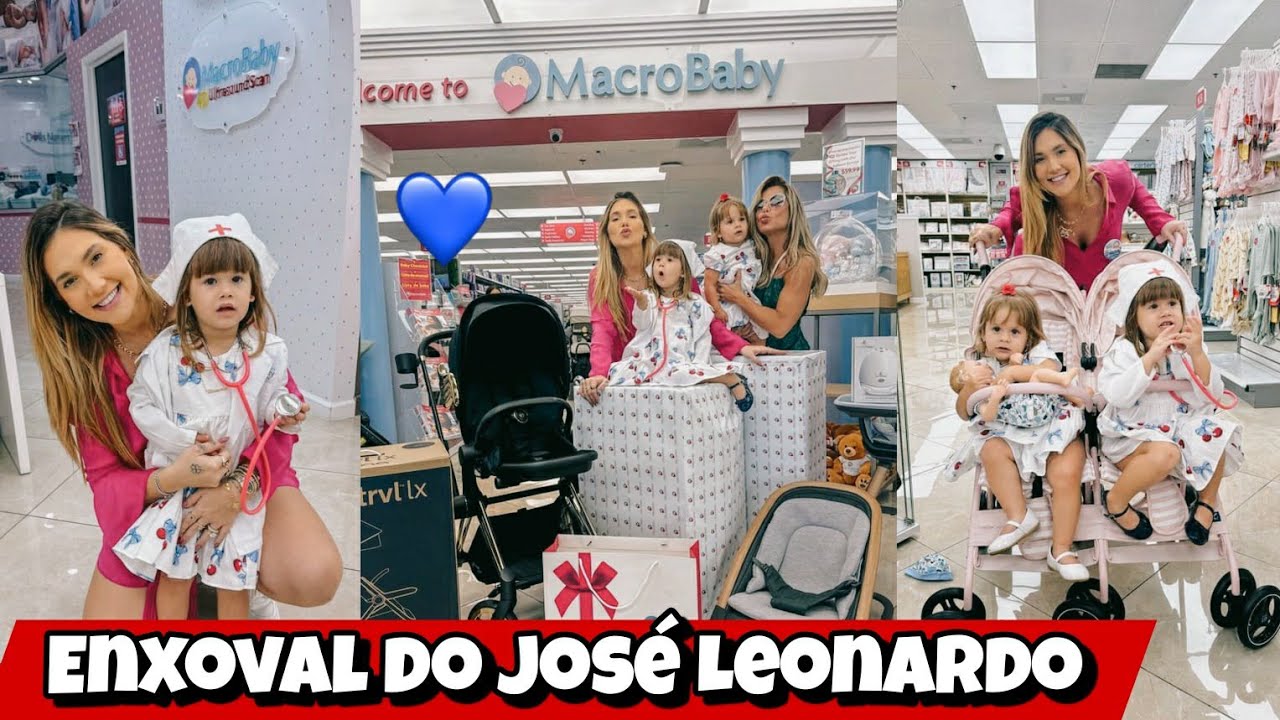 Virgínia compra berço de Luxo para José Leonardo/ Poliana fica empolgada com enxoval do Neto