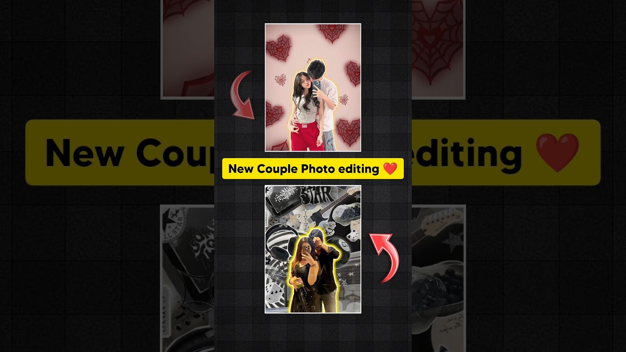 Aesthetic Couple Photo Editing 😍 | Inshot Photo editor | Viral Photo editing