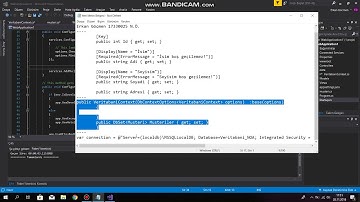 CodeFirst Yaklaşımı İle Temel Bir Entity Framework Uygulaması