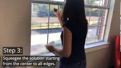 How to Install Static Cling Window tint film for Residential, Home Window