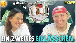 erste KIWU SPRITZE für MONE🫣😳 + ein zweites EIBLÄSSCHEN😍 Kiwu Vlog Update | kobexmone