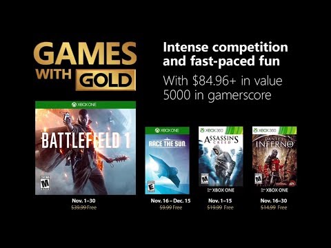 Video: Jocuri Xbox Cu Titluri Gold November Numite
