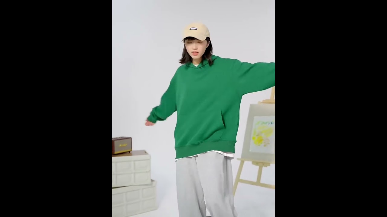 16.9oz 480gsm Heavy Weight Cotton Plus Velvet Hooded Sweater Men