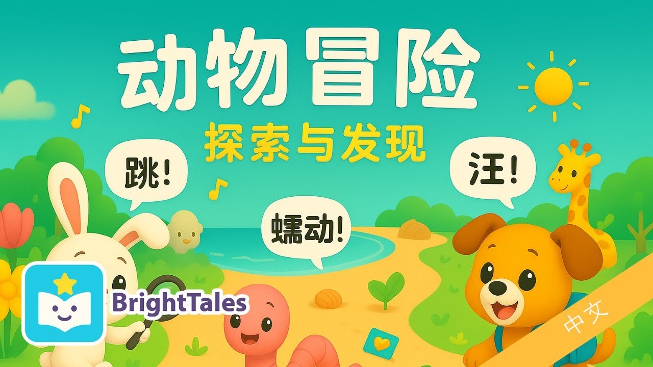 动物大冒险音乐派对：和小动物一起唱跳！🎶🦁 by BrightTales