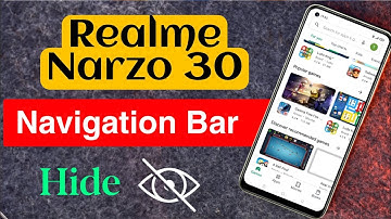 How to Hide Navigation Bar in Realme Narzo 30 | Realme Narzo 30 Navigation Gestures Settings