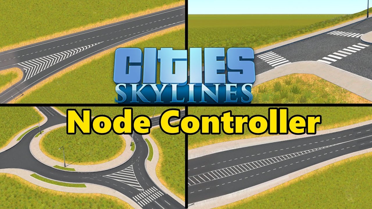 Improved Intersections Realistic Highways Cities Skylines Node Controller Mod Youtube