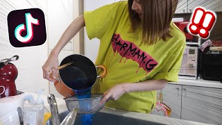 ティックトックのライフハック 料理を実際に作ってみたら…TikTok検証【 こうじょうちょー  】