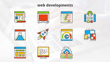 Web Development - Flat Animated Icons | After Effects Templates - Motion Array