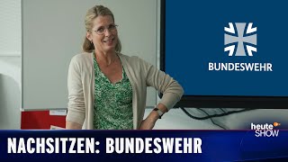 Wie aus der Bundeswehr eine Lachnummer wurde - Nachsitzen mit Frau Niehaus | heute-show
