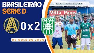 GOLS | APARECIDENSE 0X2 GAMA | BRASILEIRÃO SÉRIE D