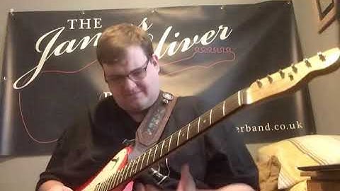 James Oliver snatch it back and hold it electric blues guitar jam