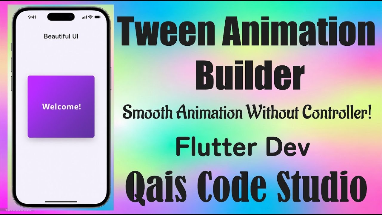 Flutter TweenAnimationBuilder Explained in Urdu/Hindi | Smooth Animations Without Controller!