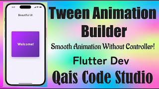 Flutter TweenAnimationBuilder Explained in Urdu/Hindi | Smooth Animations Without Controller!