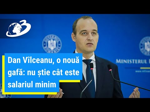 O nouă gafă a ministrului de Finanţe: Nu ştie cât e salariul minim în România