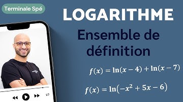 LOGARITHME - ENSEMBLE DE DÉFINITION