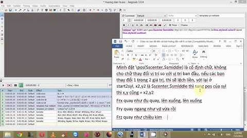 Hướng dẫn Viết Effect trong Aegisub  Phần 2   Bài 4  by Góc Yêu Thương   YouTube