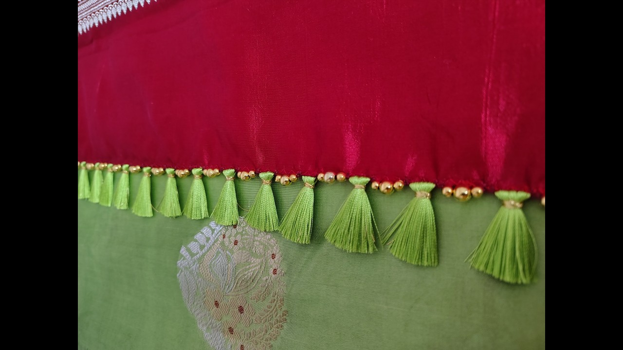 Saree tassels design