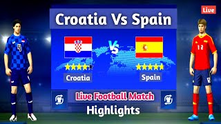 FIFA World Cup | Croatia Vs Spain | Live Football Match | Highlights | Live | Victory Sports