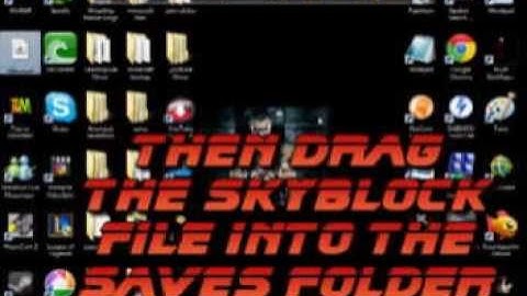 minecraft 1.2.5 how to download skyblock