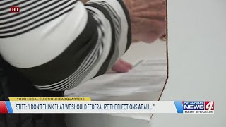 Stitt:" I don't think we should federalize the elections at all"