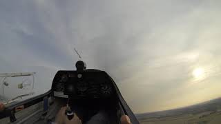 Glider winch cable break training