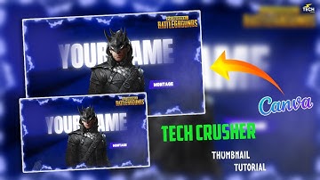 Make This Amazing Gaming Logo || How To Make Bgmi Gaming Thumbnail ||   canva Tutorial