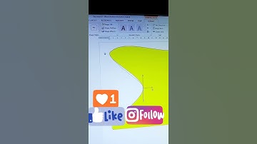 How to edit shape points in Microsoft word #shorts