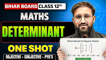 𝐃𝐞𝐭𝐞𝐫𝐦𝐢𝐧𝐚𝐧𝐭 𝐎𝐧𝐞 𝐒𝐡𝐨𝐭 🔥 | 𝐁𝐢𝐡𝐚𝐫 𝐁𝐨𝐚𝐫𝐝 𝐂𝐥𝐚𝐬𝐬 𝟏𝟐𝐭𝐡 𝐌𝐚𝐭𝐡𝐬 | 𝐀𝐥𝐥 𝐈𝐦𝐩𝐨𝐫𝐭𝐚𝐧𝐭 𝐐𝐮𝐞𝐬𝐭𝐢𝐨𝐧𝐬 + 𝐏𝐘𝐐𝐬 | 𝟗𝟓+ 𝐒𝐮𝐫𝐞 💯