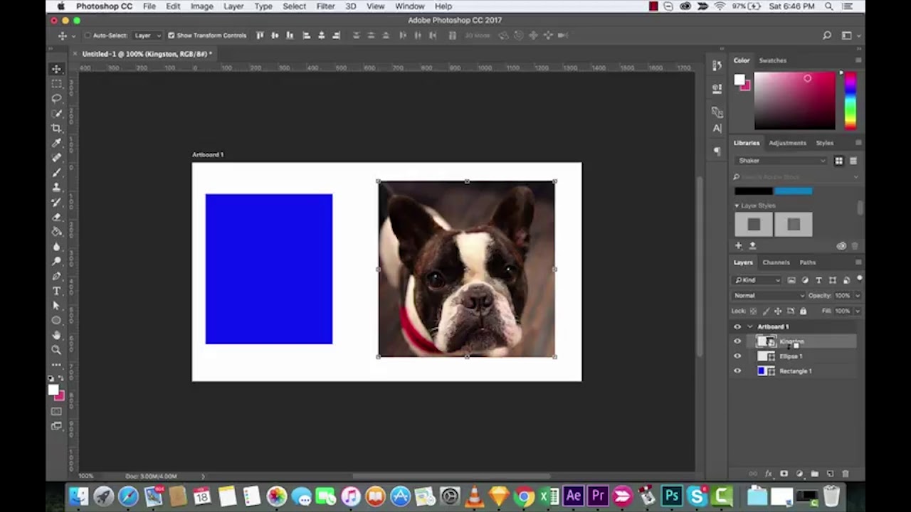 Update How to create clipping masks - Photoshop CC 2017