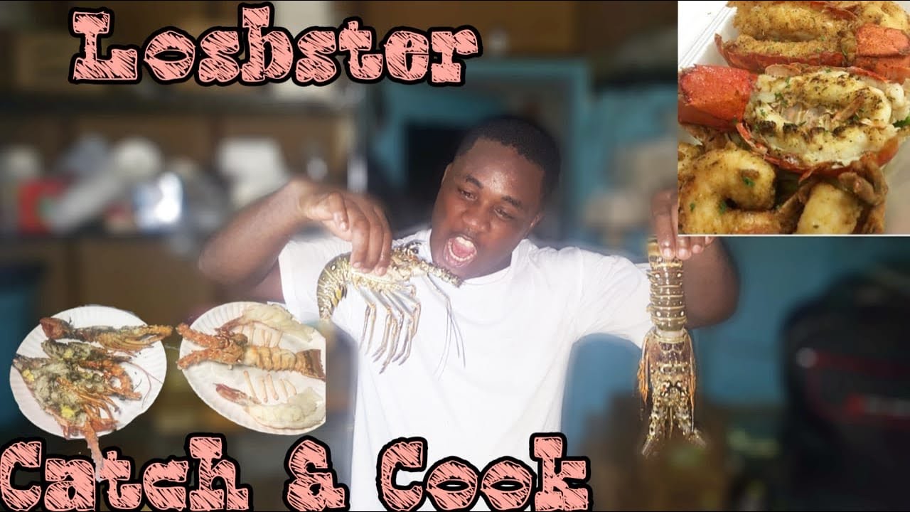Lobster Catch nd Cook recipe | Jamaican style - YouTube