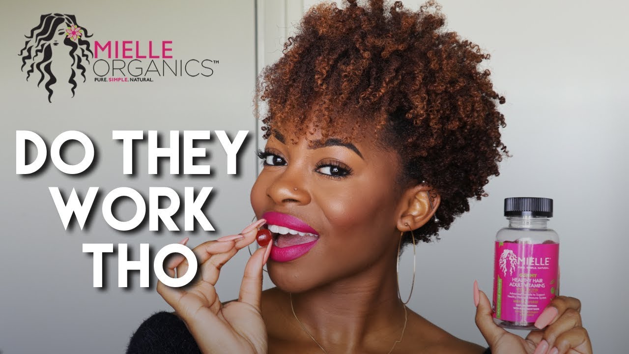 HAIR GROWTH UPDATE | Mielle Organics Hair Growth Gummies! - YouTube