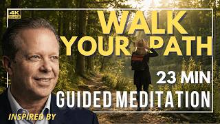 Powerful Guided Walking Meditation | Joe Dispenza Inspired to release stress &amp; anxiety with 432Hz