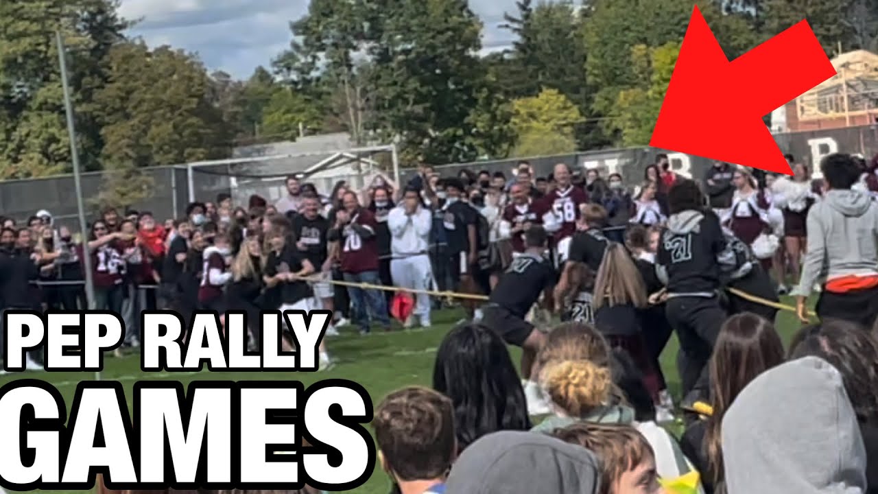 Pep Rally High School Games! - YouTube