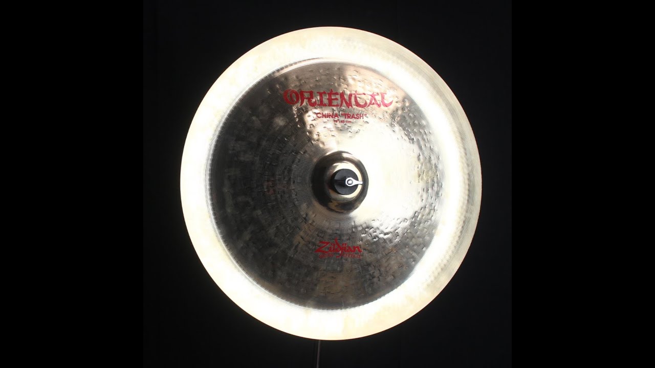 Used Zildjian 18" FX Oriental China "Trash" 1300g YouTube