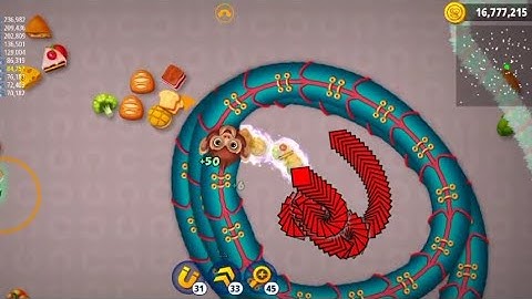  IO SHINCHAN vs CHOP BIGGEST SNAKE | WORMATE IO WORMS ZONE x SLITHER