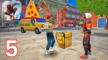 Spider Fighter 3 - Gameplay Walkthrough Part 5 - Delivery Man (Android, iOS)