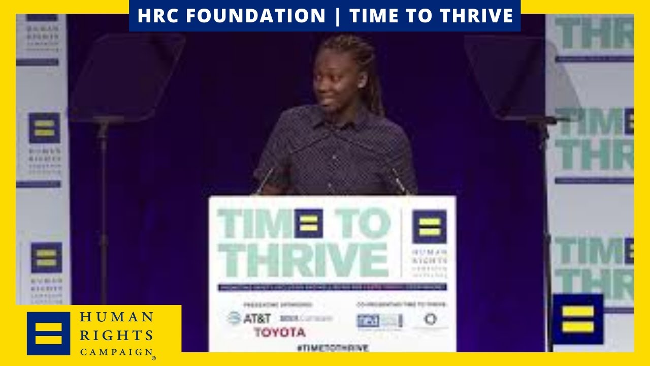 HRC Youth Ambassador Makayla Humphrey Speaks at 2018 Time to Thrive ...